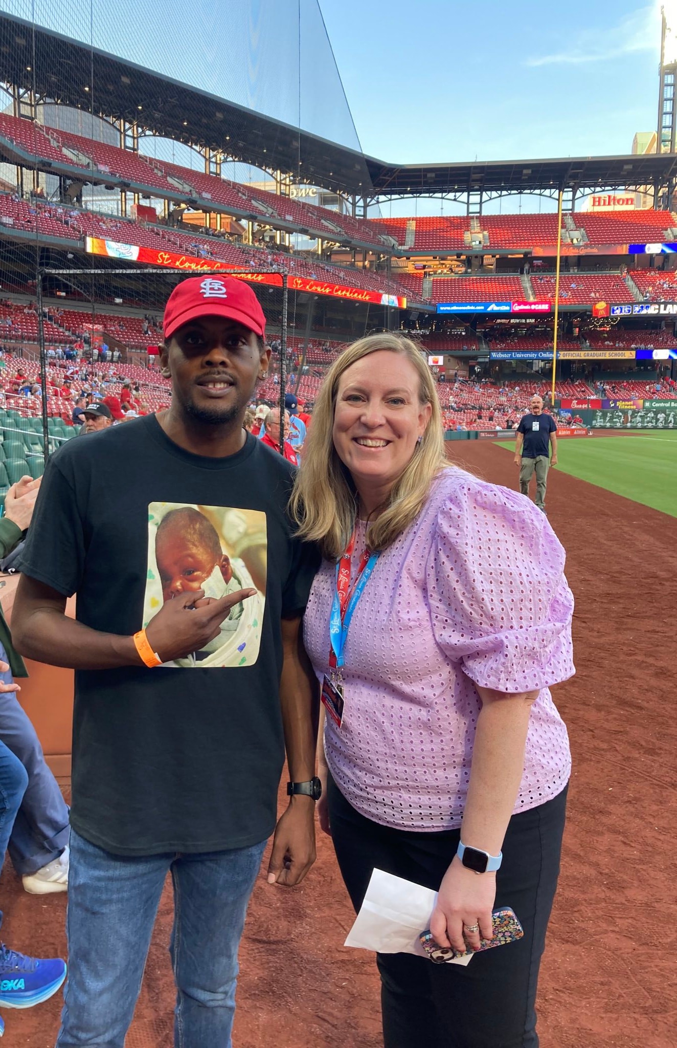 Cardinals Opening Pitch Ceremony